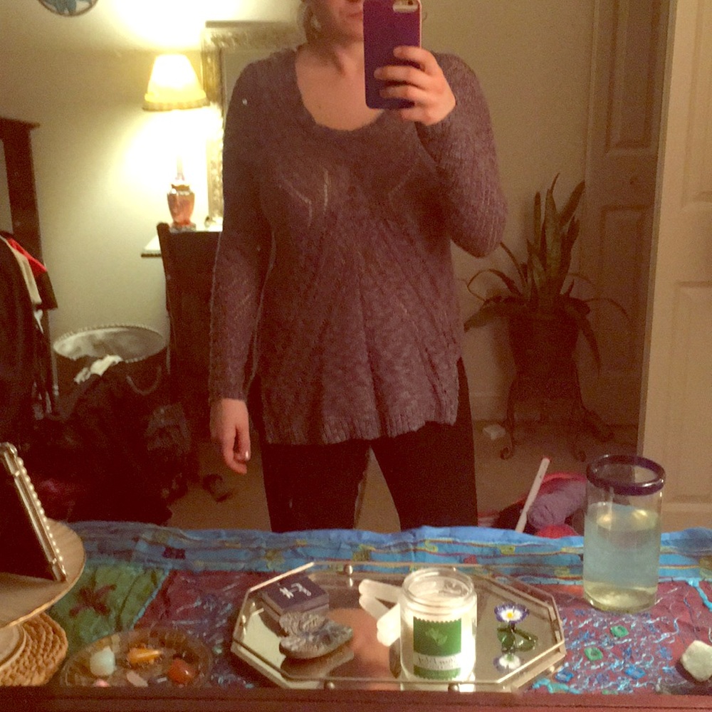 Grey knit